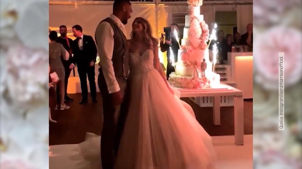 Sie heiratet ihren Dominic So schön war die Traumhochzeit von Sarah Harrison