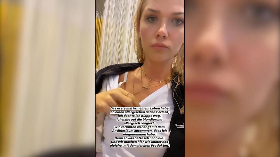 So dramatisch kann das Haarefärben sein