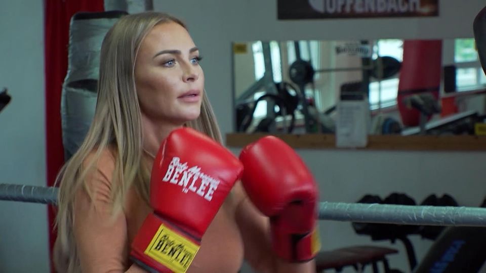 Training mit Boxweltmeister
