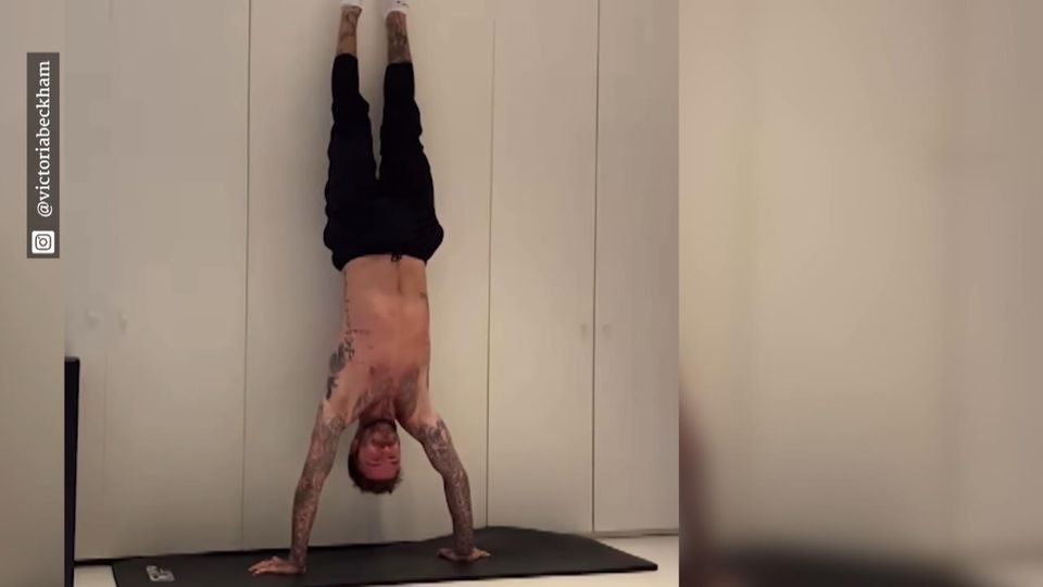 Den Handstand schafft David mit links