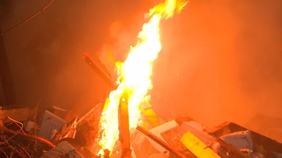 70 Feuerwehrleute im Einsatz
