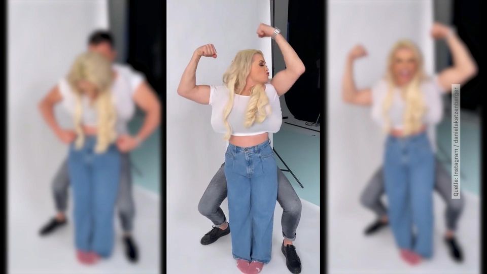 Seltsamer Schnappschuss auf Instagram