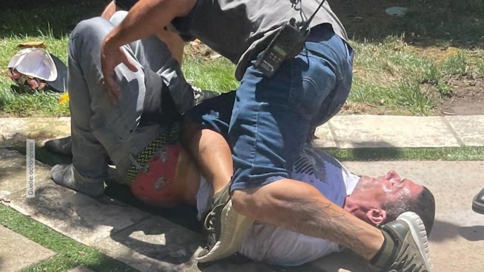 Auf ihren Anwesen festgenommen