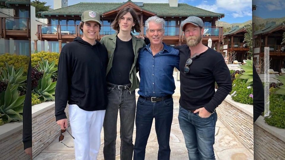 Pierce Brosnan zeigt seine geliebten Söhne auf Instagram