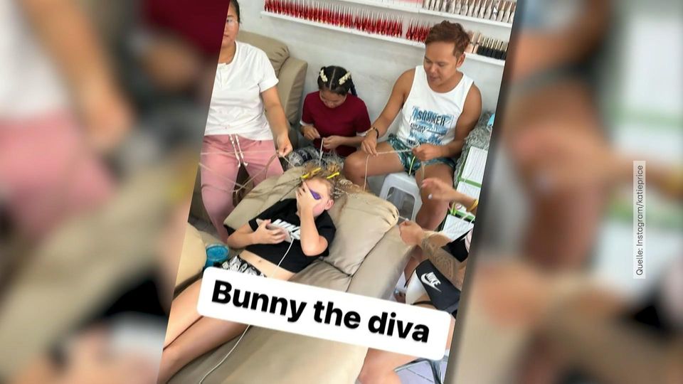 Katie Price' Tochter Bunny (8) hat nun knielange Extensions
