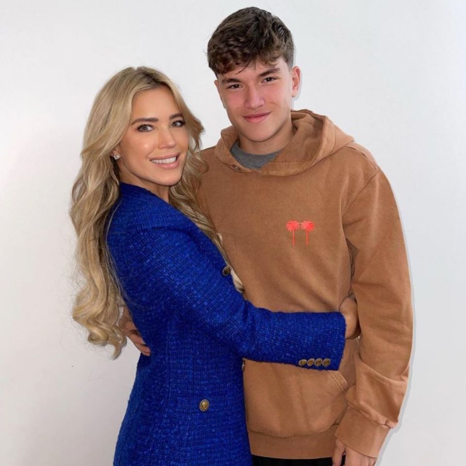 Sylvie Meis und Sohn Damian - er überragt seine Mutter inzwischen locker.