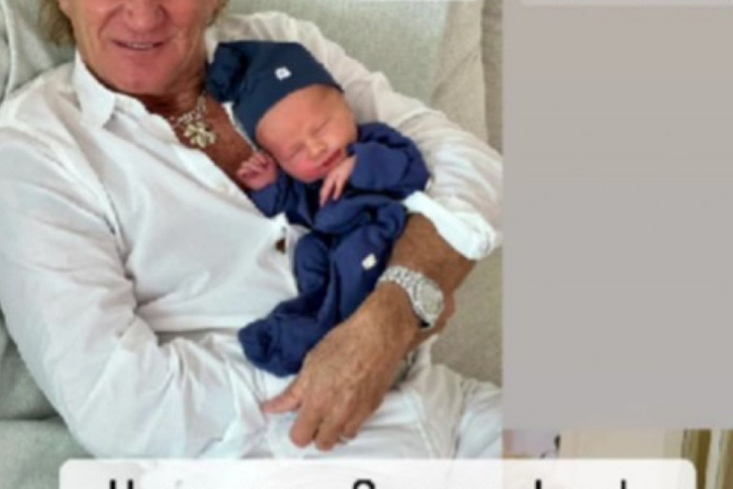 Rod Stewart: Erstes Treffen mit seinen Enkeln
