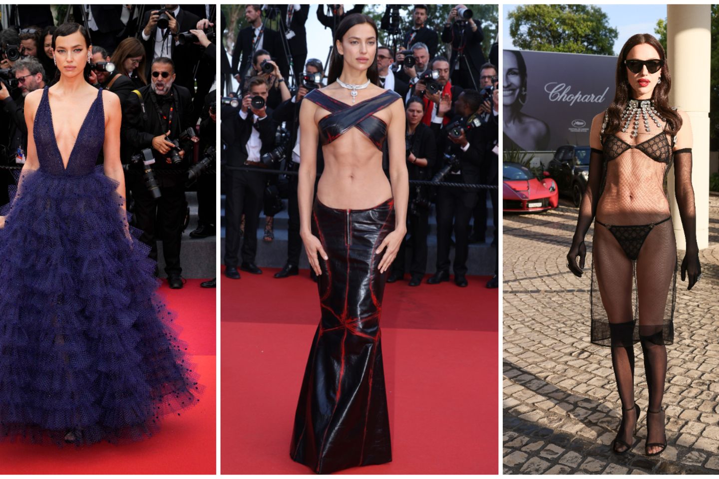 Irina Shayk polarisiert in Cannes mit ihren sexy Outfits.