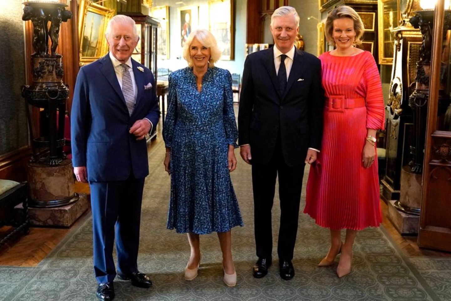 Hoher Besuch für König Charles und Königin Camilla in Windsor