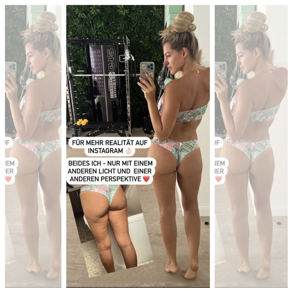 Sarah Harrsion zeigt ihre Cellulite auf Instagram