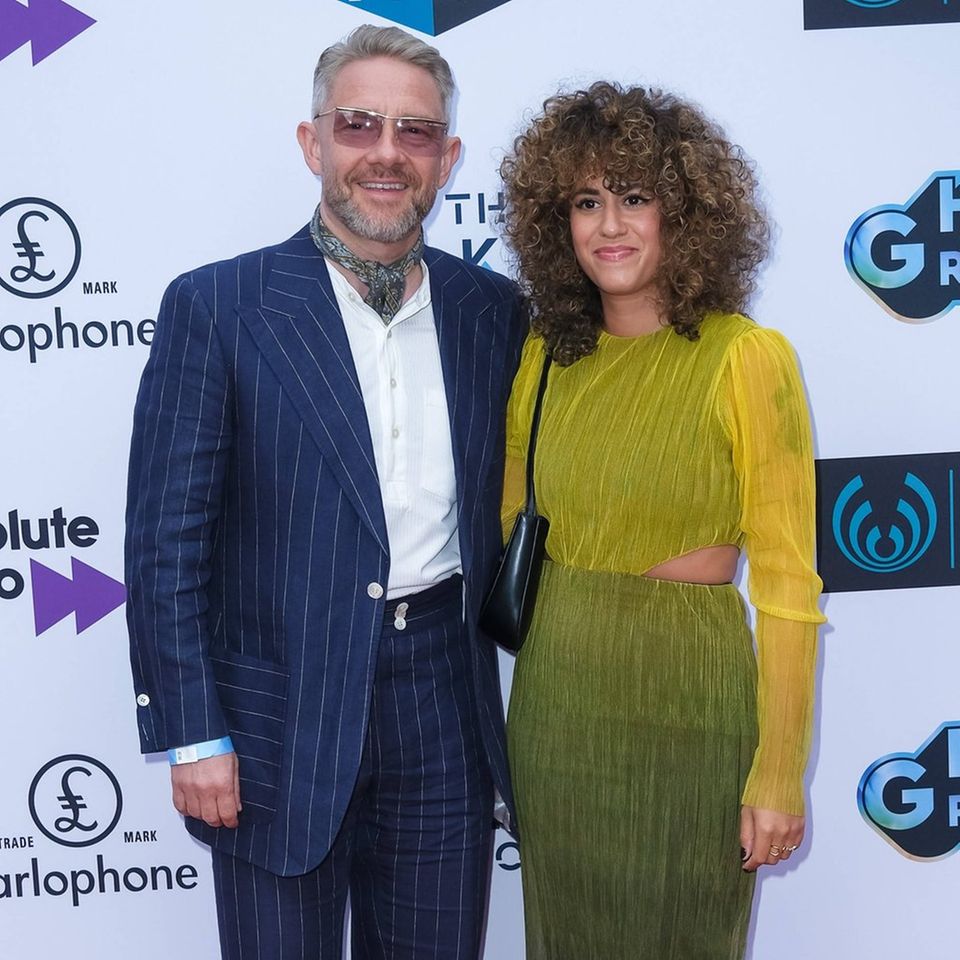 Martin Freeman und seine Freundin Rachel Mariam zeigen sich zusammen in London.