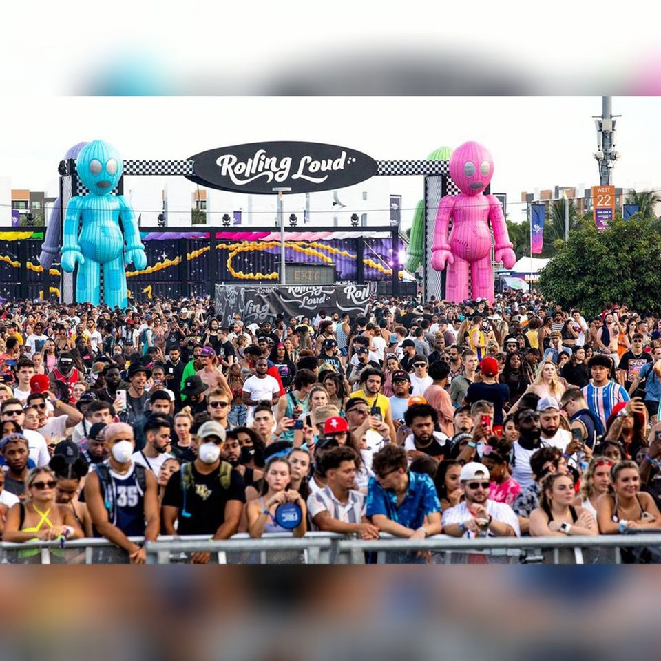 In diesem Jahr auch in Deutschland am Start: Das legendäre "Rolling Loud"-Festival - hier 2022 in Miami, Florida.