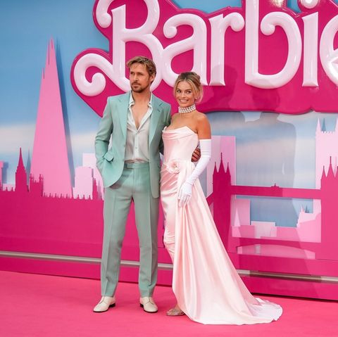 Margot Robbie und Ryan Gosling auf der Londoner "Barbie"-Premiere.