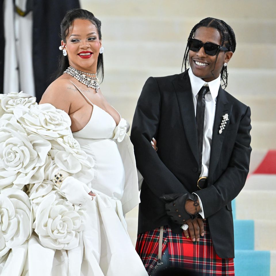 Rihanna und A$AP Rocky auf der Met-Gala.