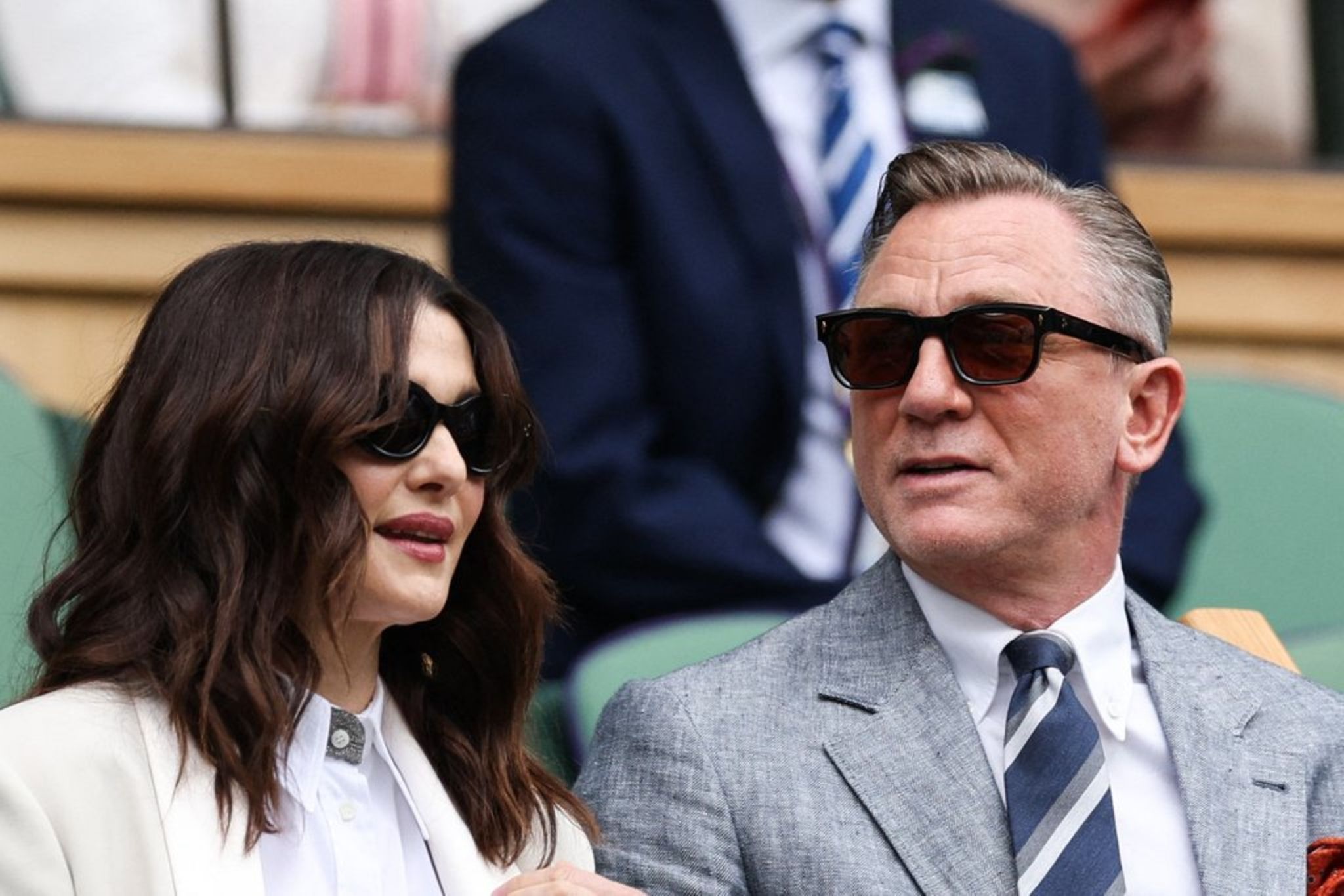 Daniel Craig und Rachel Weisz 007 mit Ehefrau beim Wimbledon-Finale