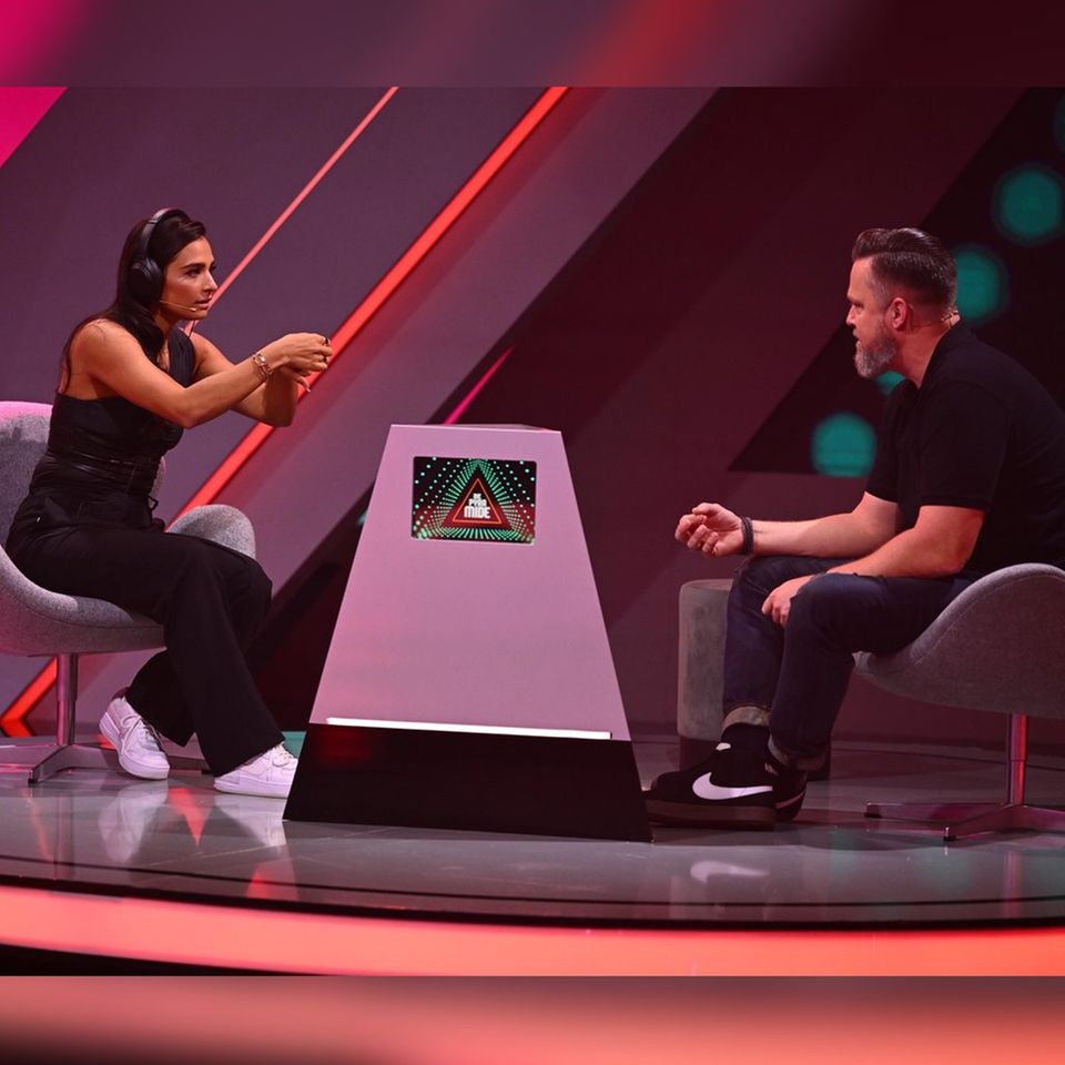 Amira Pocher ist in der Show "Die Pyramide" zu sehen.