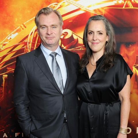 Bei der New Yorker "Oppenheimer"-Premiere konnte sich Christopher Nolan nur mit seiner Frau Emma Thomas zeigen. Die Stars des
