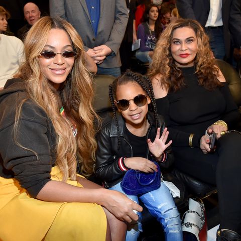 Beyoncé, Blue Ivy und Tina Knowles in 2018.