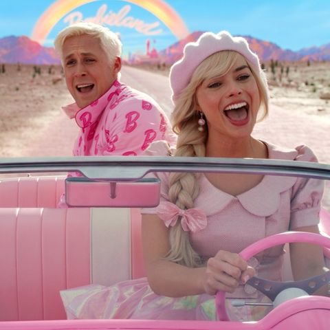Ryan Gosling und Margot Robbie in "Barbie".