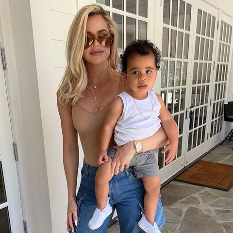 Khloé Kardashian mit Sohn Tatum