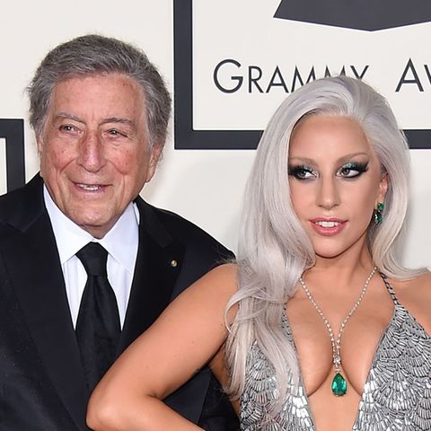 Tony Bennett mit Lady Gaga im Jahr 2015.