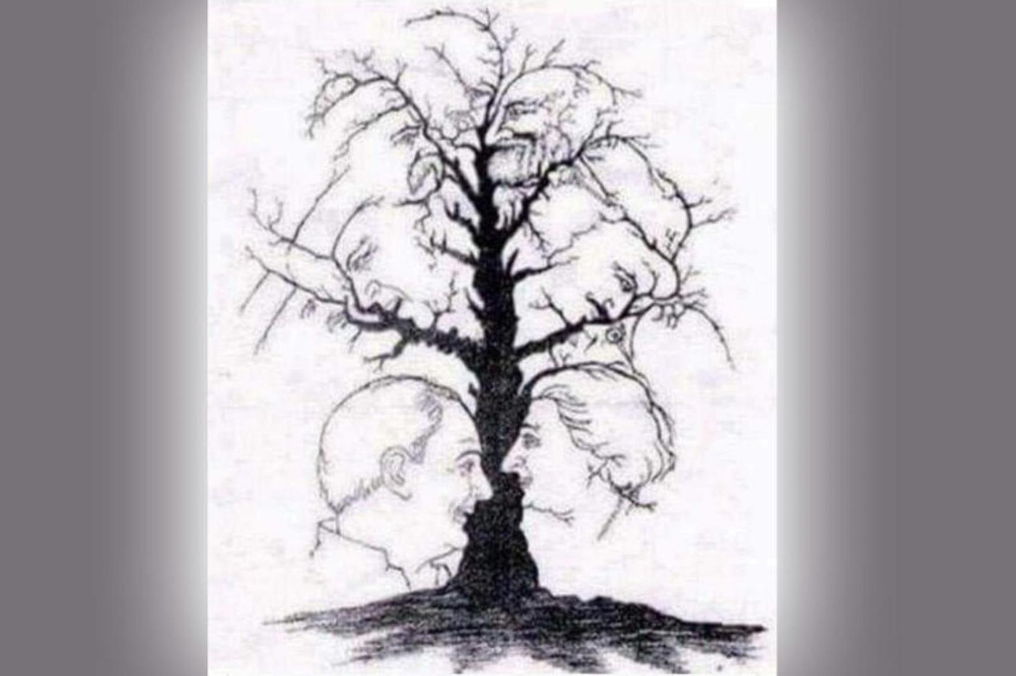 Zweideutig Optische Täuschungen Bilder Zum Ausdrucken Optische Täuschungen Zwei Gesichter In Einem
