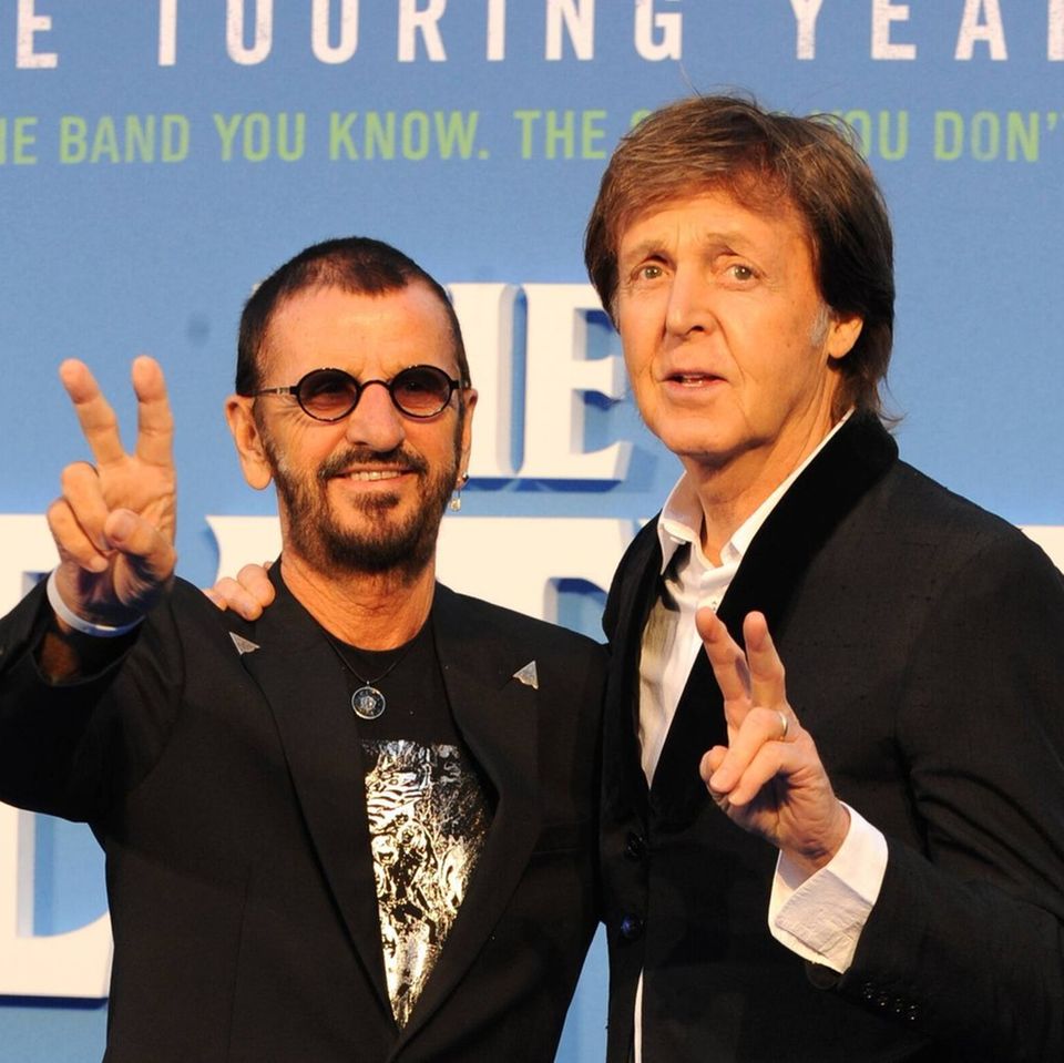 Die letzten beiden noch lebenden Beatles: Ringo Starr (l.) und Paul McCartney.