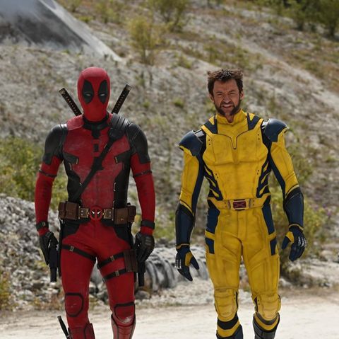Hugh Jackman (r.) als Wolverine auf dem ersten Bild zu "Deadpool 3".