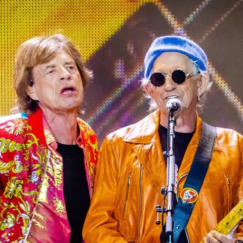 Mick Jagger und Keith Richards sprechen am Mittwoch über das neue Album der Rolling Stones.