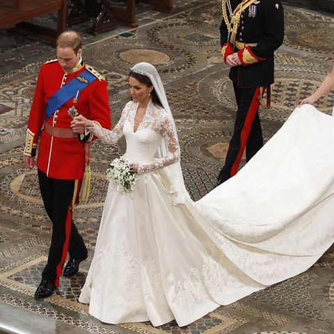 Prinz William heiratete seine Kate am 29. April 2011 in der Westminster Abbey.