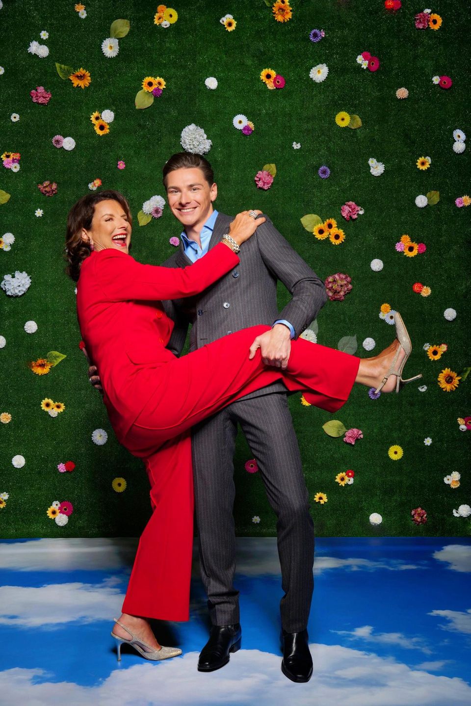 Claudia Obert und Max Suhr lassen es im "Sommerhaus der Stars" 2023 ordentlich krachen.