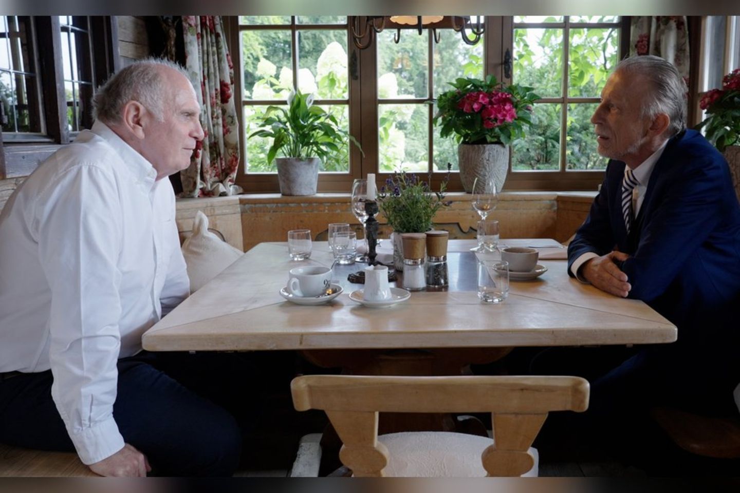 Christoph Daum Treffen mit Uli Hoeneß für neue SkyDoku