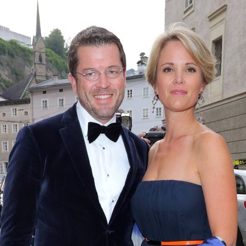 Karl-Theodor und Stephanie zu Guttenberg im Jahr 2016 in Salzburg.