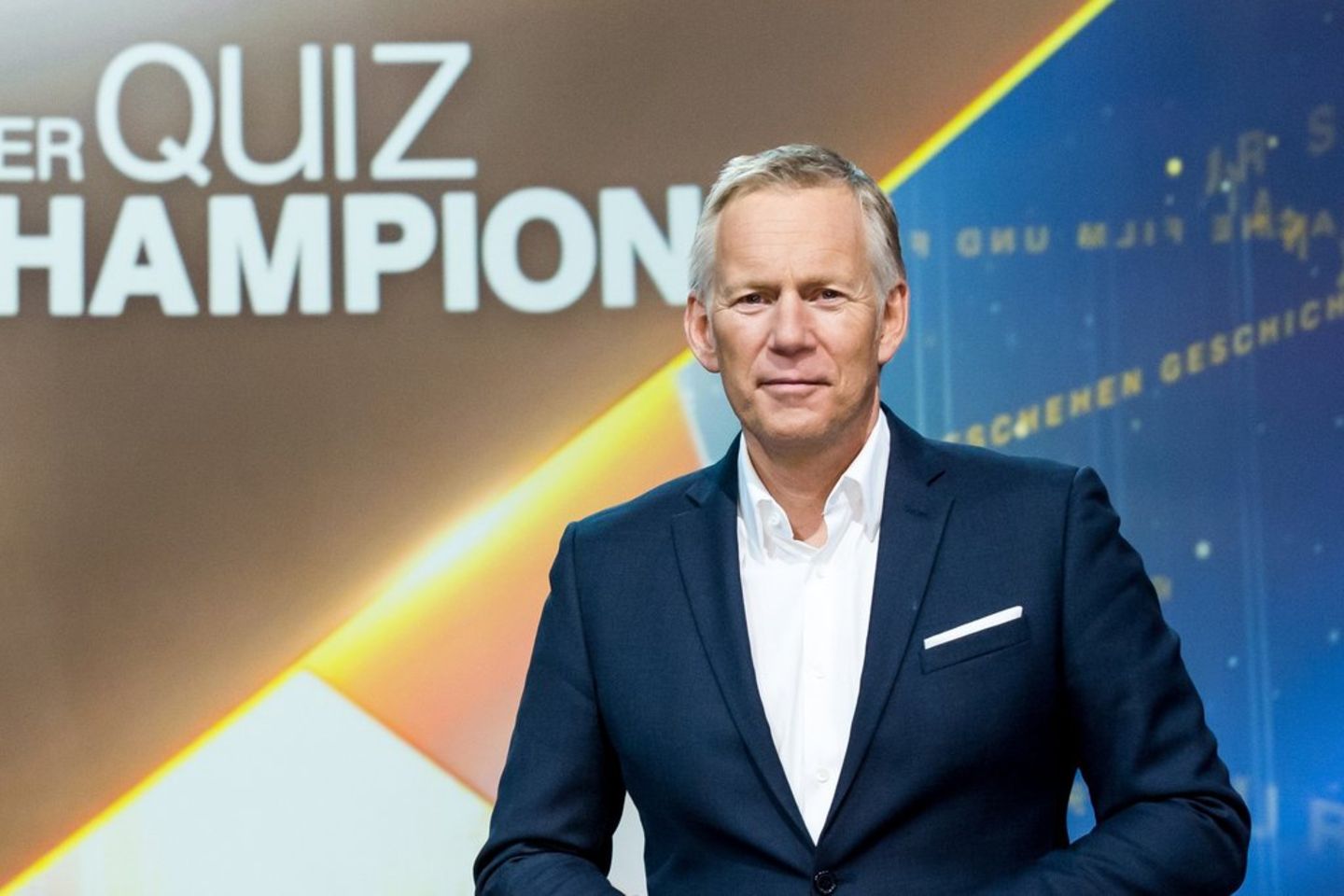 "Der Quiz-Champion": Johannes B. Kerner moderiert die Rate-Duelle.