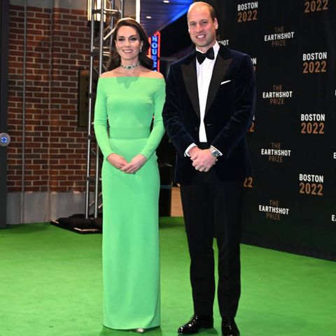 Prinz William und Prinzessin Kate bei der Verleihung des Earthshot Prize im vergangenen Jahr in Boston.