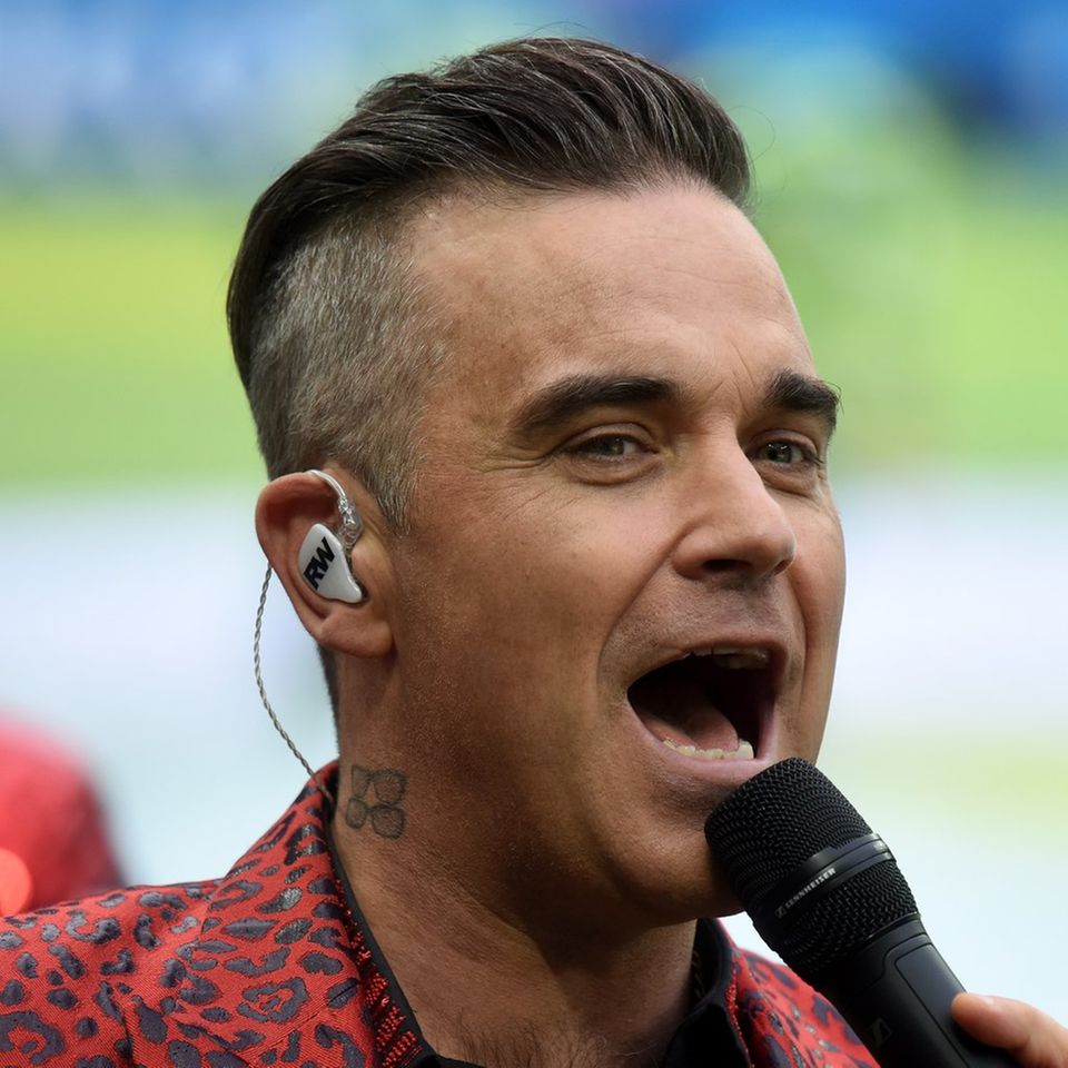 Robbie Williams steht schon seit vielen Jahren auf der Bühne.