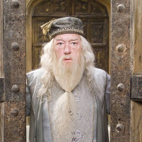 Michael Gambon als Albus Dumbledore in "Harry Potter".