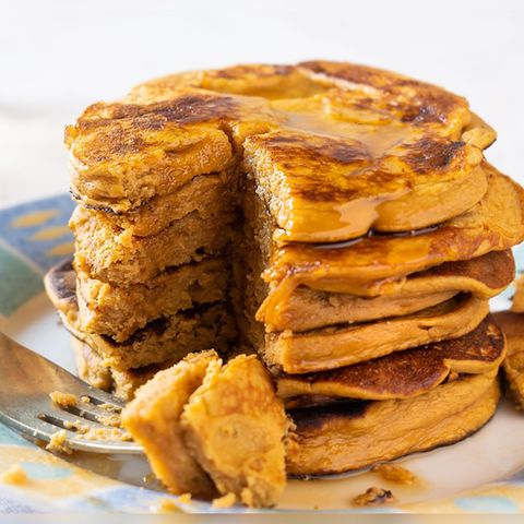Zergehen im Mund: Süße Pancakes aus Süßkartoffeln.