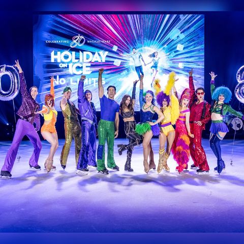 Die neue "Holiday on Ice"-Show "No Limits" tourt ab Mitte November durch Deutschland - mit Stargast Vanessa Mai (Mitte).