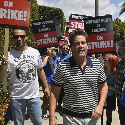 Stars wie Rob Lowe hatten sich an den Streiks beteiligt.