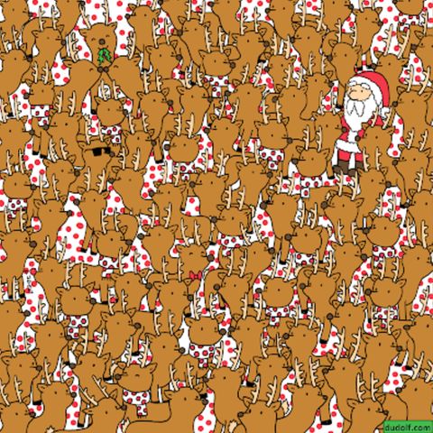 Weihnachts-Suchbild