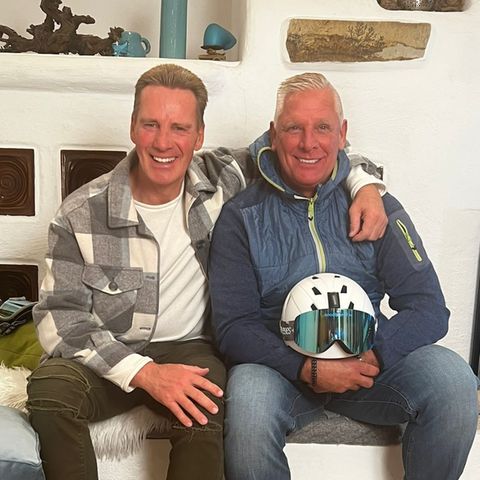 Jürgen Milski mit seinem langjährigen Freund und Geschäftspartner Ralf Kosche.