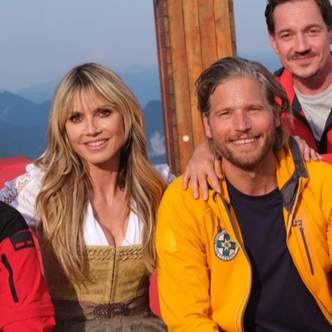 "Die Bergretter: Bruderliebe" mit Gaststar Heidi Klum und Sebastian Ströbel.