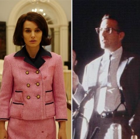 Natalie Portman in "Jackie: Die First Lady" und Kevin Costner in "JFK: Tatort Dallas".
