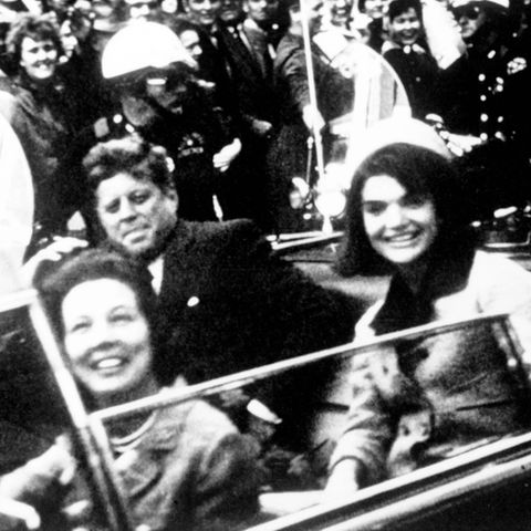 John F. Kennedy am 22. November 1963 in Dallas.