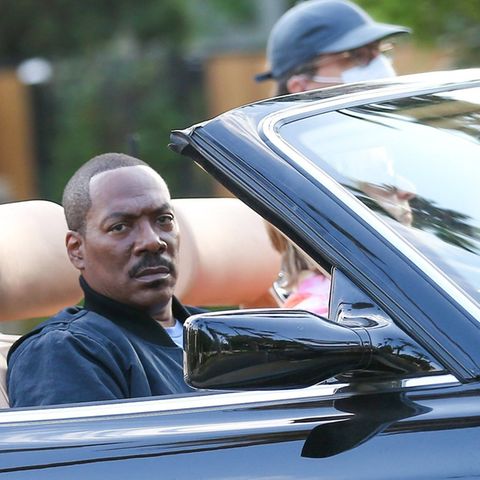 Eddie Murphy beim Dreh zu "Beverly Hills Cop 4".
