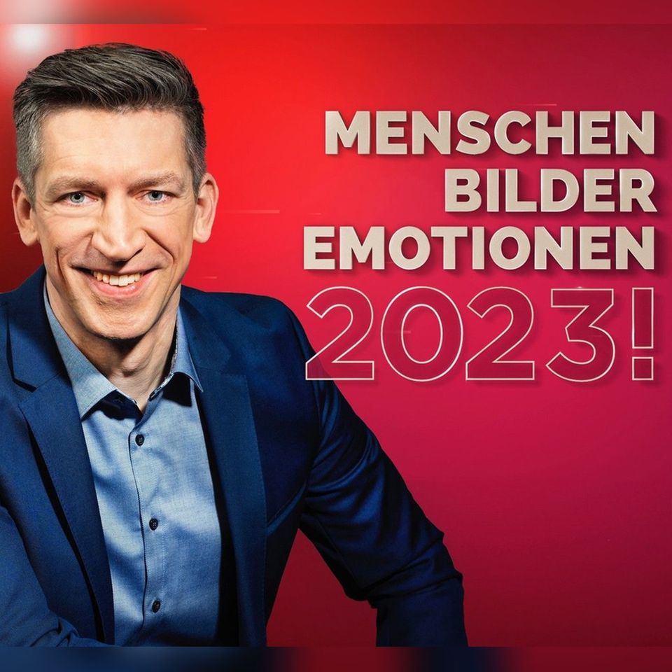 Moderator Steffen Hallaschka nimmt die Zuschauer mit durch den RTL-Jahresrückblick "Menschen, Bilder, Emotionen".
