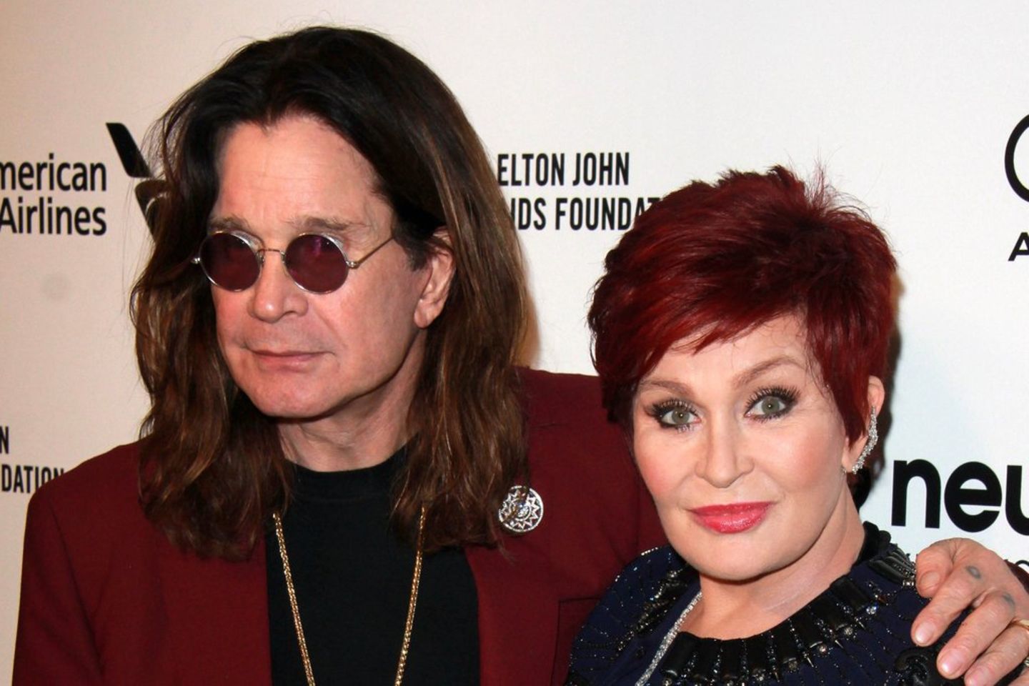 Ozzy Osbourne mit seiner Ehefrau Sharon.