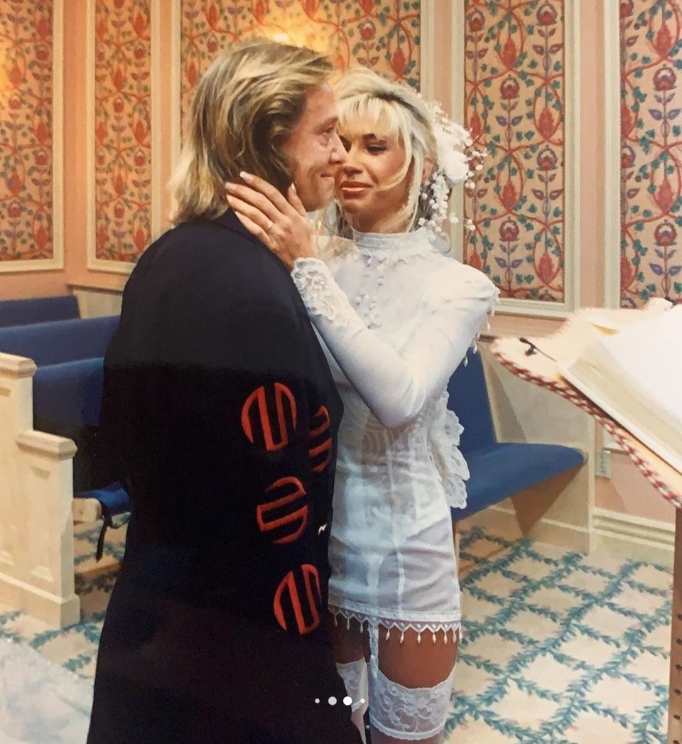 Carmen und Robert Geiss bei ihrer Hochzeit 1994