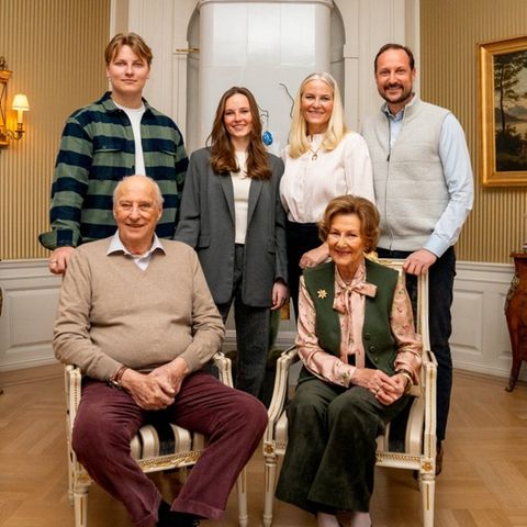 Die norwegischen Royals schicken mit diesem Foto Ostergrüße.
